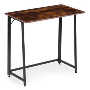 Sklopivi radni sto za računar 80 × 45 cm – LOFT Dark Wood ModernHome - Img 5