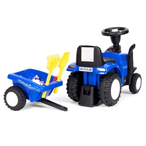 TRAKTOR SA PRIKOLICOM BLUE ECOTOYS - Img 6