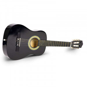 VELIKA DRVENA GITARA ZA DECU CRNA - Img 6