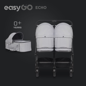 Eurocart easy go echo cloudy grey kolica za blizance - Img 8