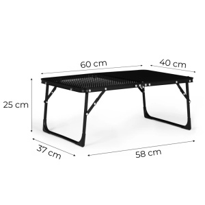 Kamperski sklopivi stočić 60 × 40 cm – Black MultiGarden - Img 10