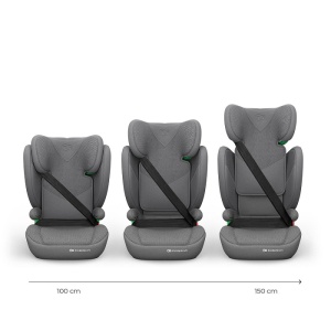KINDERKRAFT AUTO SEDIŠTE JUNIOR FIX 2 PLUS I-Size 100-150cm GREY - Img 2