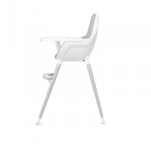 KINDERKRAFT HIGH STOLICA ZA HRANJENJE 2U1 FINI FULL GREY - Img 4