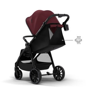 KINDERKRAFT KOLICA ZA BEBE GRANDE 2 BURGUNDY - Img 6