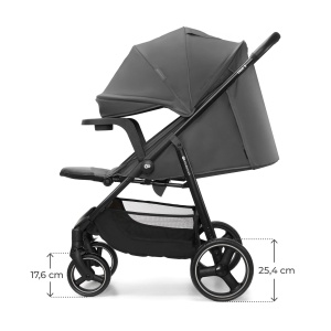 KINDERKRAFT KOLICA ZA BEBE SA TACNOM TRIG 3 GREY - Img 9