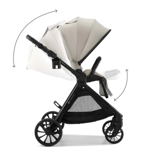 KINDERKRAFT KOLICA ZA BEBE SET 3U1 VESTO 2 BEIGE - Img 9