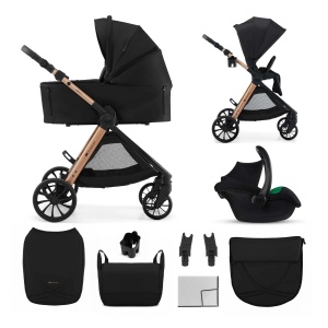 KINDERKRAFT KOLICA ZA BEBE SET 3U1 VESTO 2 BLACK