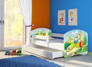 KREVET ZA DECU WHITE SA FIOKOM 180X80 ACMA 2 29