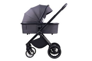 LA MAMA ALVI kolica za bebe 3u1 - gray - Img 3