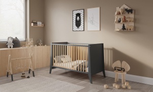 LETTINO COSMO KREVETAC 120X60 ANTRACIT PINE - Img 2