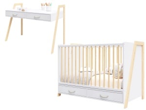 LETTINO LUNA KREVETAC 2U1 + FIOKA