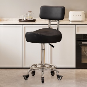 ROTIRAJUĆA STOLICA SA NASLONOM, PODESIVA, ZA SALON - ORDINACIJU MODERNO 01 - Img 1