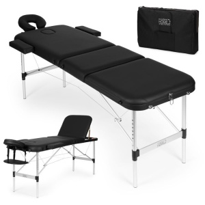 Aluminijumski masažni i rehabilitacioni sto, 3-sekcioni, sklopivi u kofer + torba - ModernHome
