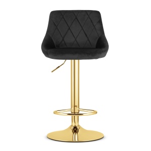 Barska stolica Kast black / gold baza