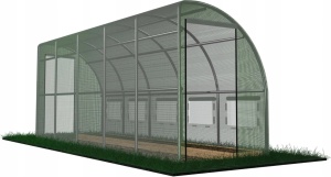 Baštenski plastenik tunel 5-segmentni "POLOVINA" Zeleni 6 x 1,5 x 2 M - Img 5