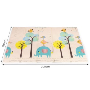 Edukativna podloga za igru sa dva lica, sklopiva sa torbom 200X150 ECOTOYS - Img 9