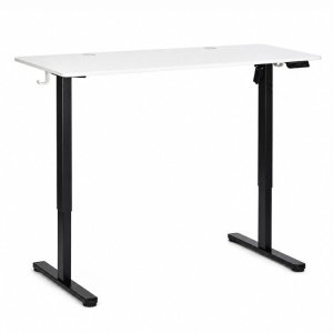 Električni radni sto 140 × 60 cm sa podesivom visinom 72–118 cm, bela radna ploča – ModernHome - Img 7