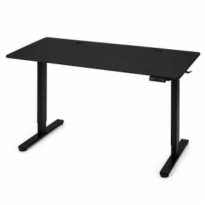 Električni radni sto 140 × 60 cm sa podesivom visinom 72–118 cm, crni – ModernHome - Img 7