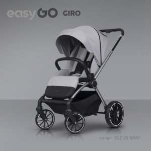 EUROCART EASY GO GIRO 2U1 KOLICA ZA BEBE CLOUDY GREY - Img 8