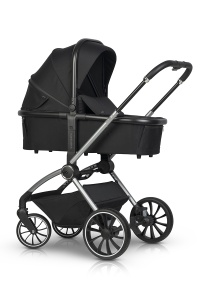 EUROCART EASY GO GIRO 2U1 KOLICA ZA BEBE EBONY BLACK - Img 5