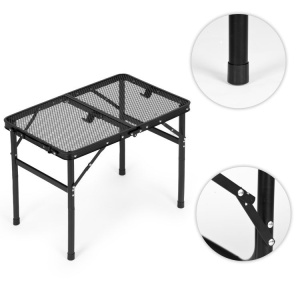 Kamperski sklopivi sto 60 × 40 cm – Black MultiGarden - Img 7