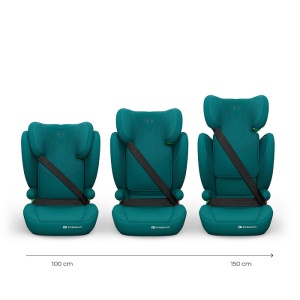 KINDERKRAFT AUTO SEDIŠTE JUNIOR FIX 2 PLUS I-Size 100-150cm GREEN - Img 2