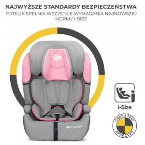KINDERKRAFT AUTOSEDISTE COMFORT UP I-SIZE 76-150CM PINK - Img 2