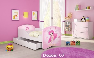 KREVET ZA DECU 180X80 CM SA DODATNOM FIOKOM ACMA 1 07