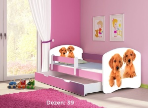 Krevet za decu Pink sa fiokom 180x80 acma 2 39