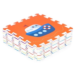 PODLOGA ZA IGRU PUZZLE VEHICLES 9 ELEMENATA 86x86CM IPLAY - Img 4