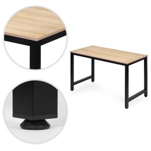 Radni sto za računar 120 × 60 cm – Light Oak ModernHome - Img 8