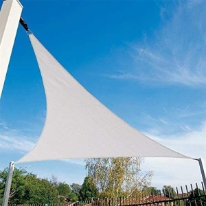 Trostrano suncobran jedro 3×3×3 m, vodootporno, bež - MultiGarden - Img 4