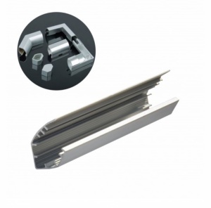 Aluminijumski profil za LED trake set za nakit — profil sa postavljenim difuzorom