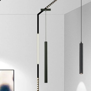 LED magnetna visilica 7W za šinski sistem - PDT030 — izgled proizvoda iz bočnog ugla