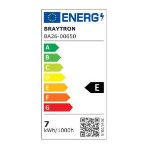 LED sijalica GU10 6.5W uski snop 38 stepeni – prikaz proporcija i ukupnog oblika