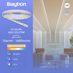 LED traka 13W 168LED 2835 24V 5m - 3000K/4000K/6500K — priključni kabl i delovi kompleta