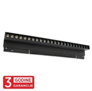 Magnetni šinski linearni LED reflektor 24W zglobni