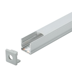 Nadgradni aluminijumski profil za LED trake 10 × 10 mm