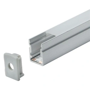 Nadgradni aluminijumski profil za LED trake 13 × 10 mm – sivi ili crni