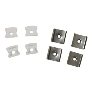 Nadgradni aluminijumski profil za LED trake 17,2 x 14,4 mm, Siva – detalj oblika i difuzora