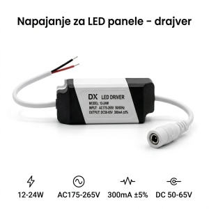 Napajanje za LED panele drajver 12W do 24W