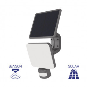 Solarna LED zidna lampa 15W sa senzorom i promenljivom bojom svetlosti – prikaz proizvoda iz drugog ugla
