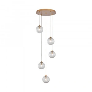 Staklena Viseća Lampa S002R 5H