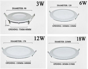 Ugradni LED Paneli – Više Dimenzija i Snaga za Sve Potrebe - Img 2