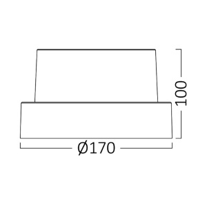 LED Baštenska Zidna Svetiljka G2 Okrugla 15W - Img 6