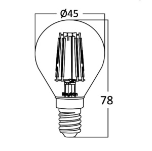 Led sijalica filament mali balon 2200 kelvina - Img 7