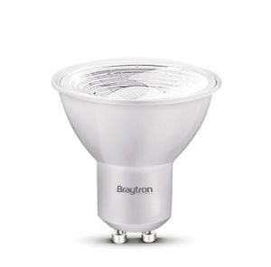 LED sijalica GU10 7W uski snop svetla 38 stepeni — bočni pogled na kućište i grlo