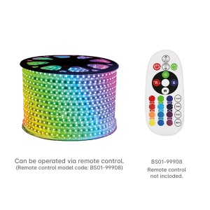 LED traka SMD 50-50 220V 13W 120 LED RGB 100 m — način spajanja trake sa napajanjem