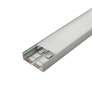 Nadgradni aluminijumski profil za LED trake 40 × 10 mm
