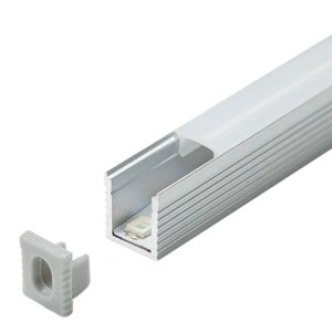 Nadgradni aluminijumski profil za LED trake 7,8 × 9 mm